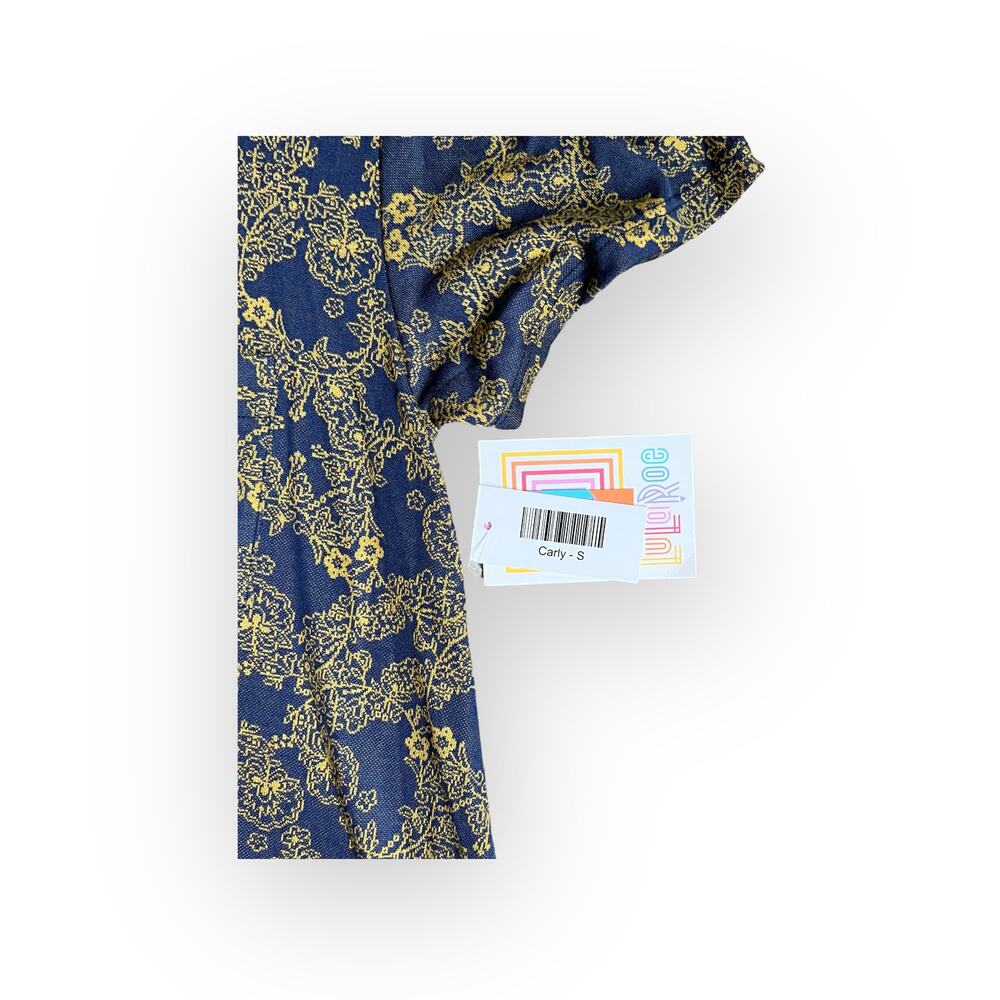 LuLaRoe NWT brocade look Carly dress - Picture 2 of 4